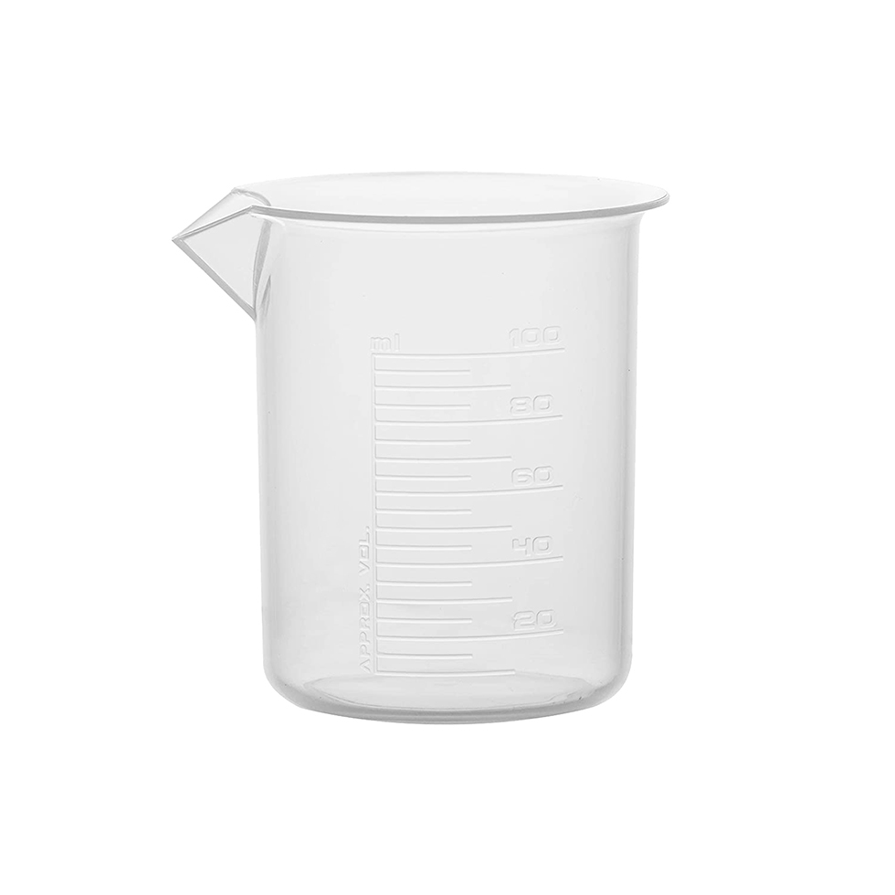 Béchers gradués en Plastique