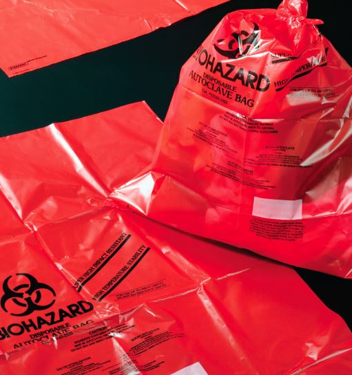 Sacs pour autoclave BIOHAZARD