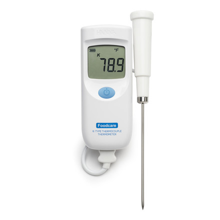 Thermomètre alimentaire à thermocouple type K HI935001