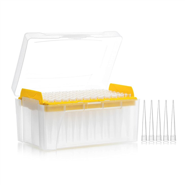 Embouts de pipette en plastique 200ul sans filtre